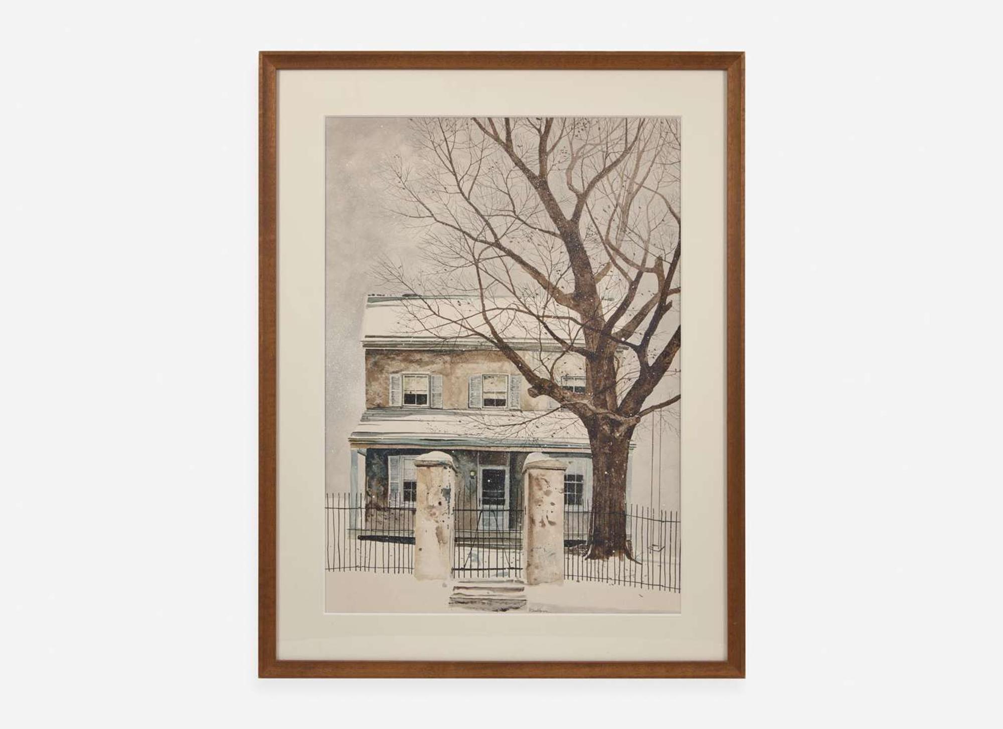 Peter Sculthorpe (American, b. 1948) - House in Winter