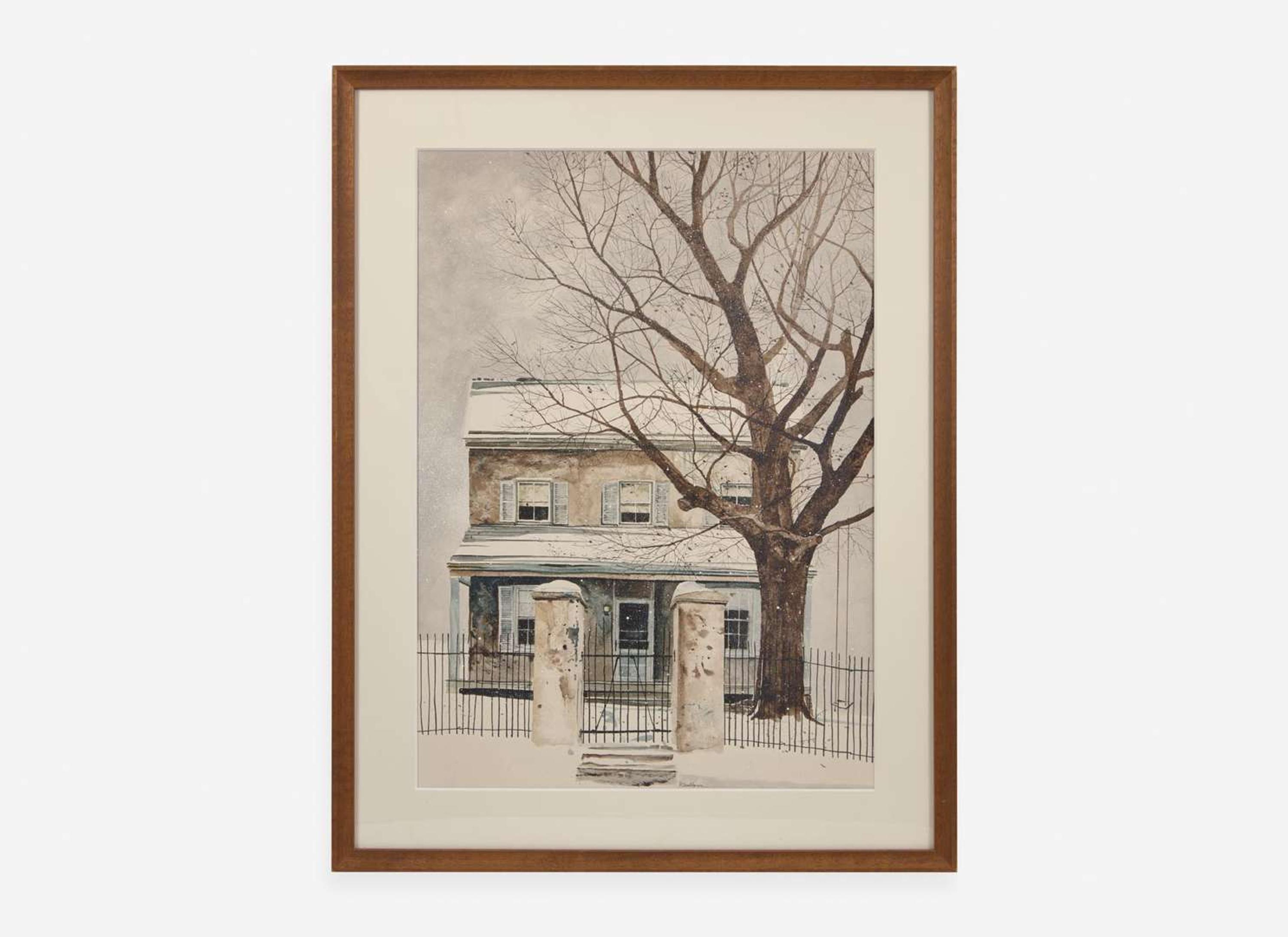Peter Sculthorpe (American, b. 1948) - House in Winter