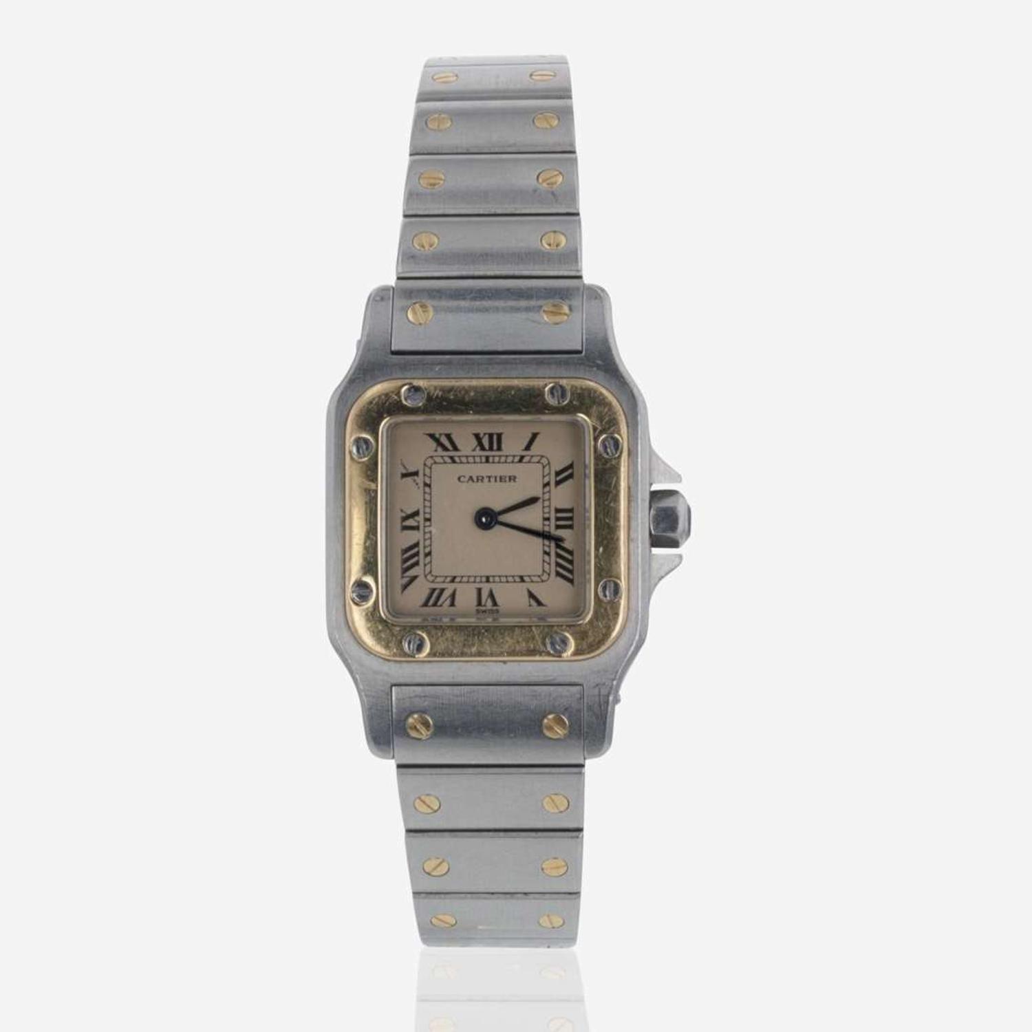 Santos De Cartier Ladies Wristwatch Swiss