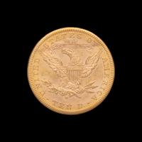 An 1886-S Liberty Head $10 Gold Coin