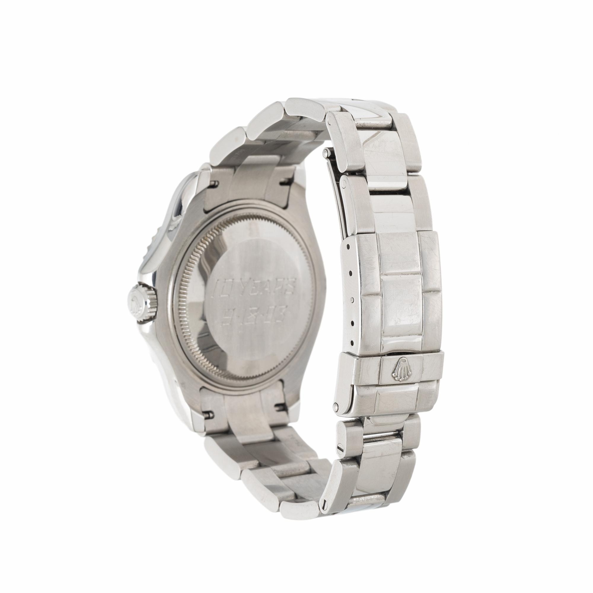 Rolex, Ref. 168622, Stainless Steel and Platinum 'Yacht-Master' Watch