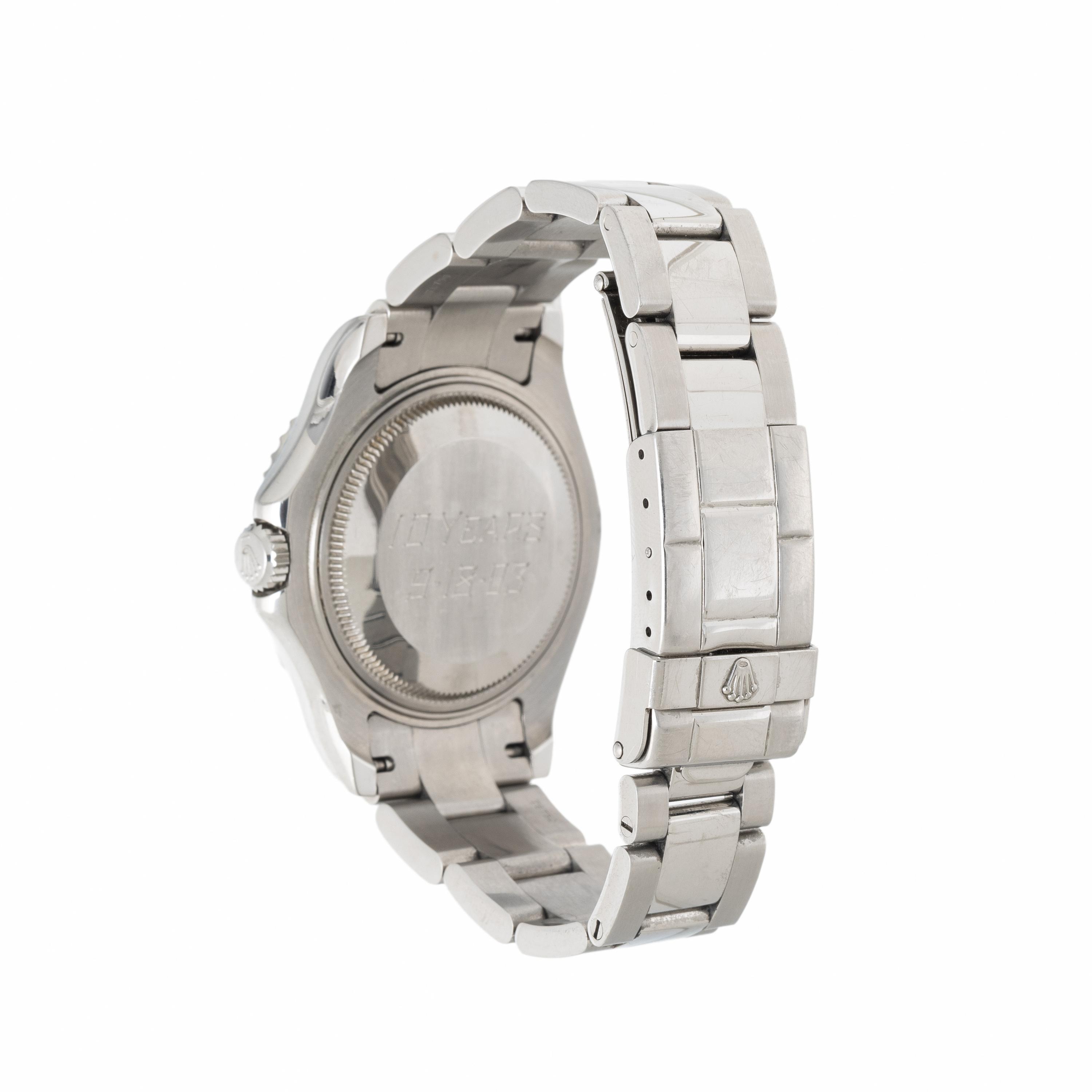 Rolex, Ref. 168622, Stainless Steel and Platinum 'Yacht-Master' Watch