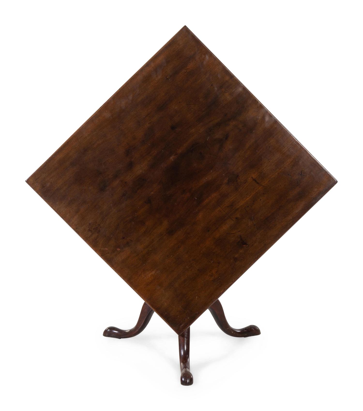 An English Mahogany Tilt-Top Table