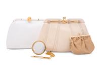 Two Judith Leiber Exotic Skin Clutches
