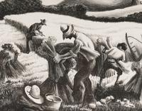 Cradling Wheat , 1939