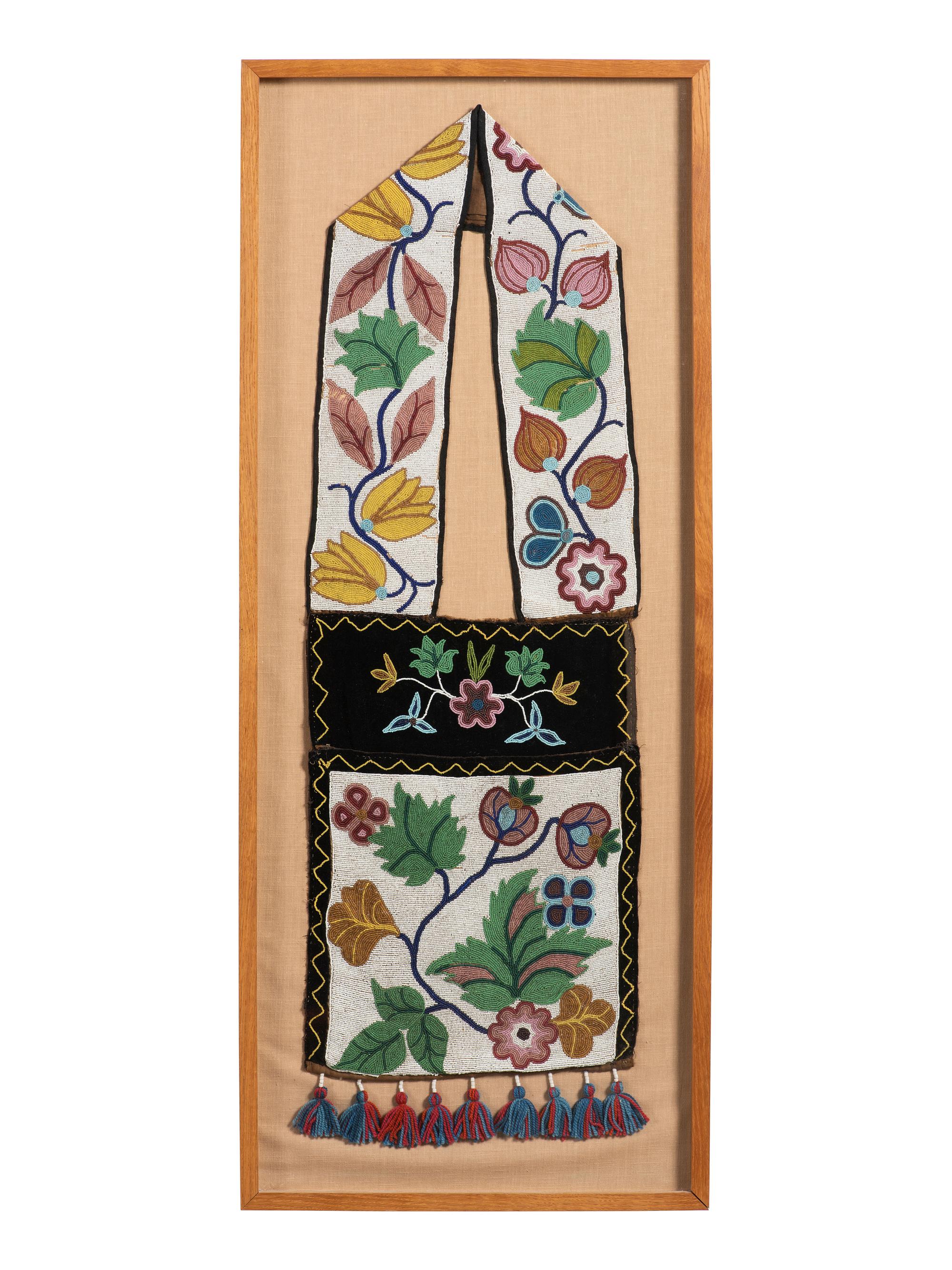 Anishinaabe Beaded Bandolier Bag