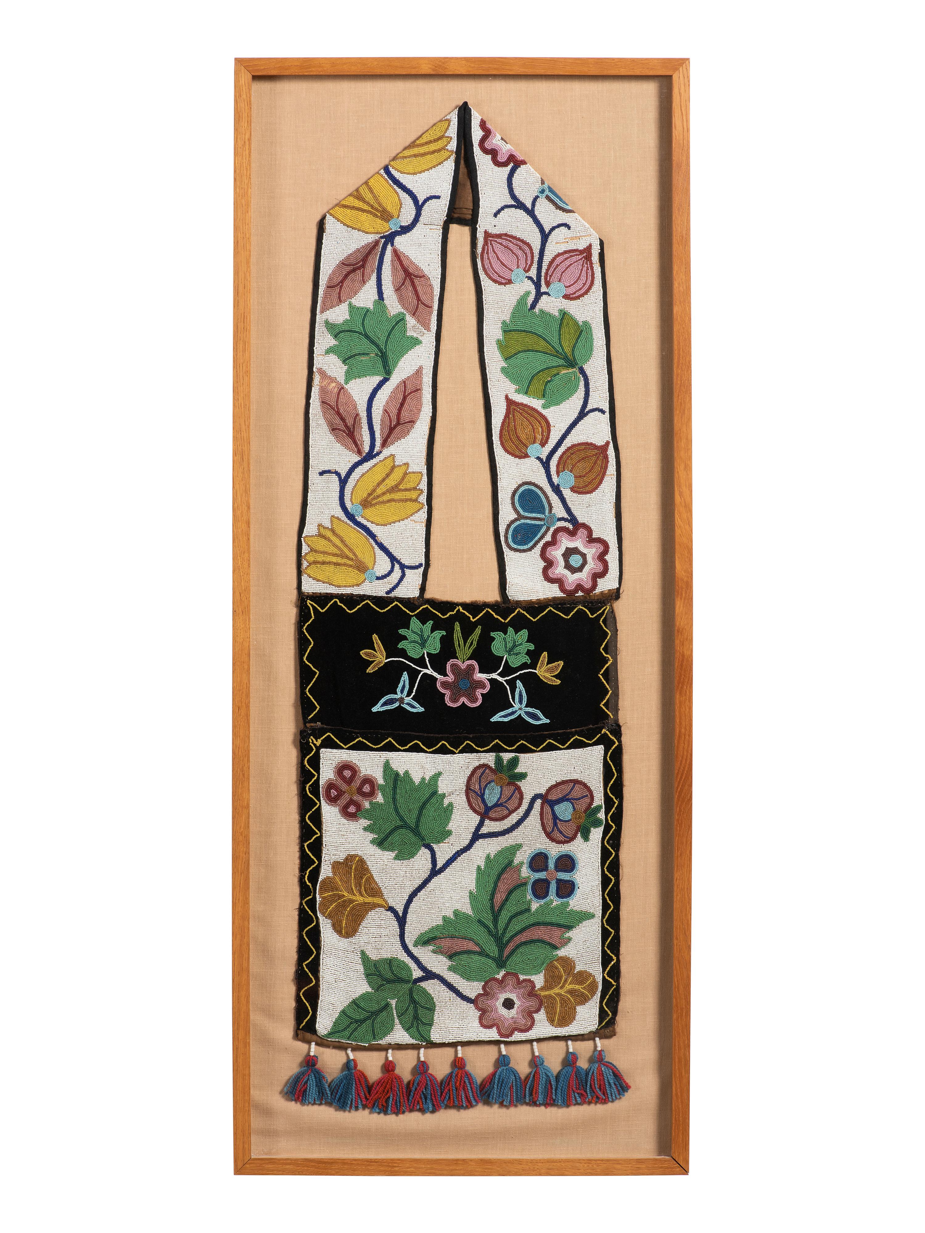 Anishinaabe Beaded Bandolier Bag