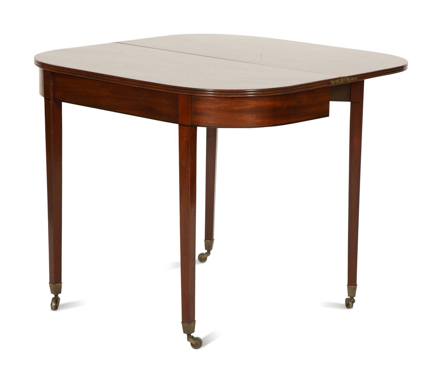A George III Mahogany Flip Top Card Table