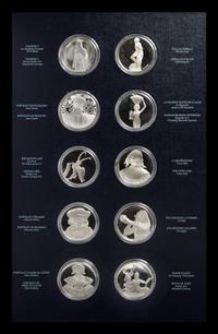 A Franklin Mint Treasures of the Louvre Silver Coin Set 50 ozt.