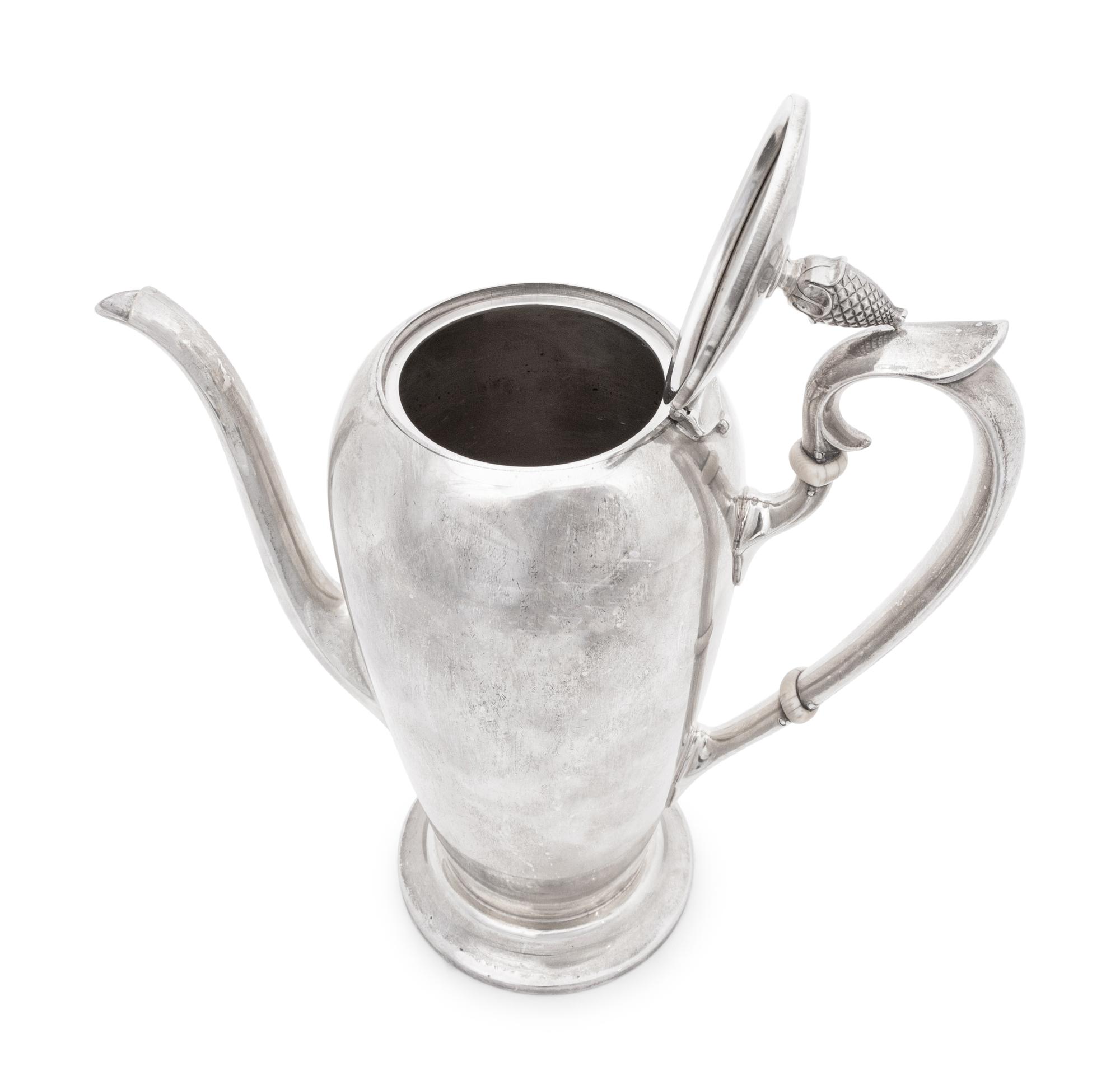 An American Silver Coffee Pot