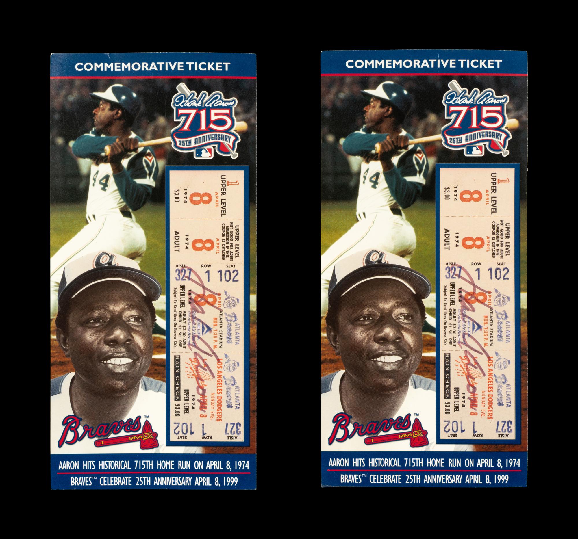 A Group of Hank Aaron 715 Home Run Anniversary Commemorative Items,