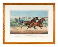 [HORSE RACING SCENES] -- CURRIER and IVES, publishers -- After Henri Delattre, Otto Knirsch, or , Louis Maurer