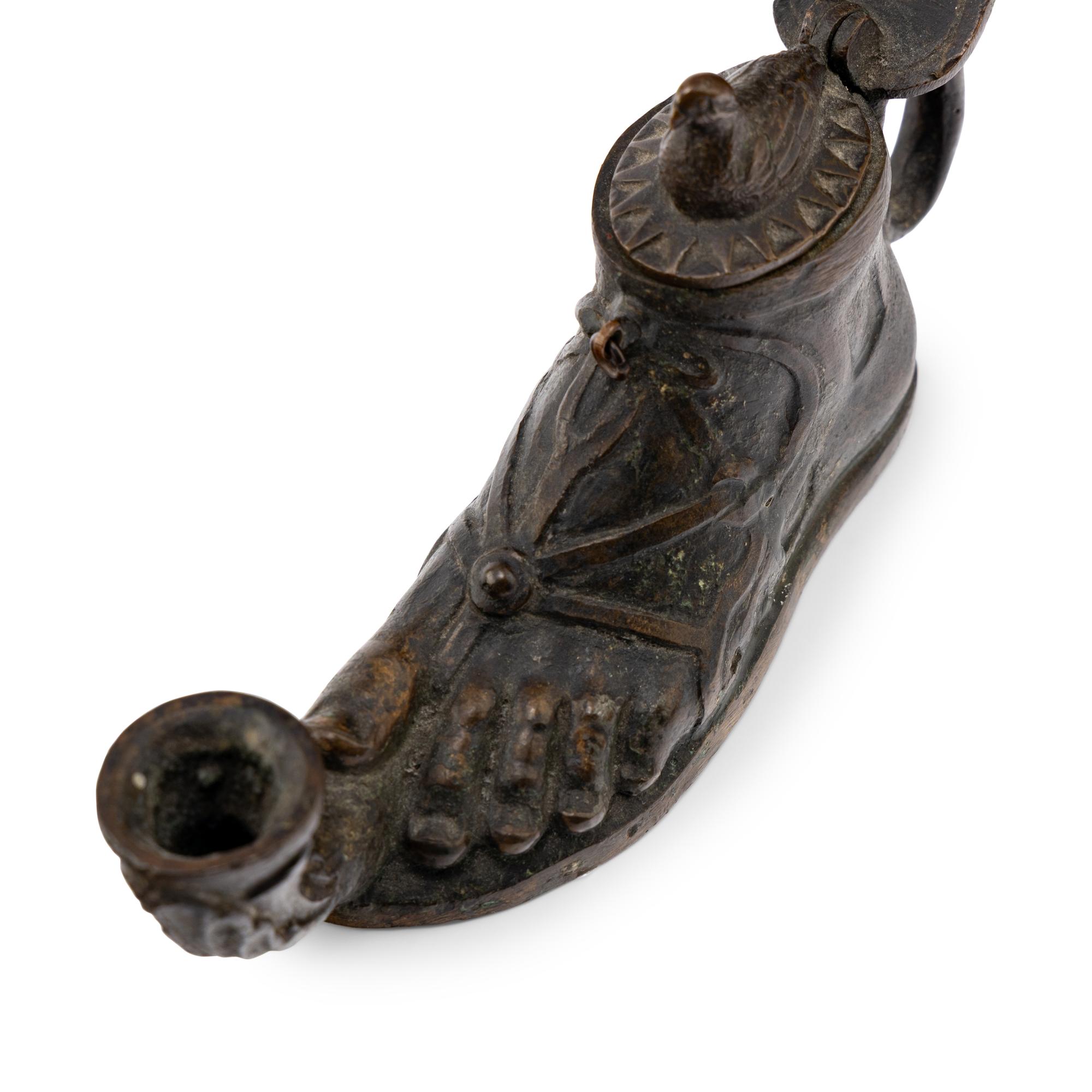 Three Grand Tour Oil Lamps