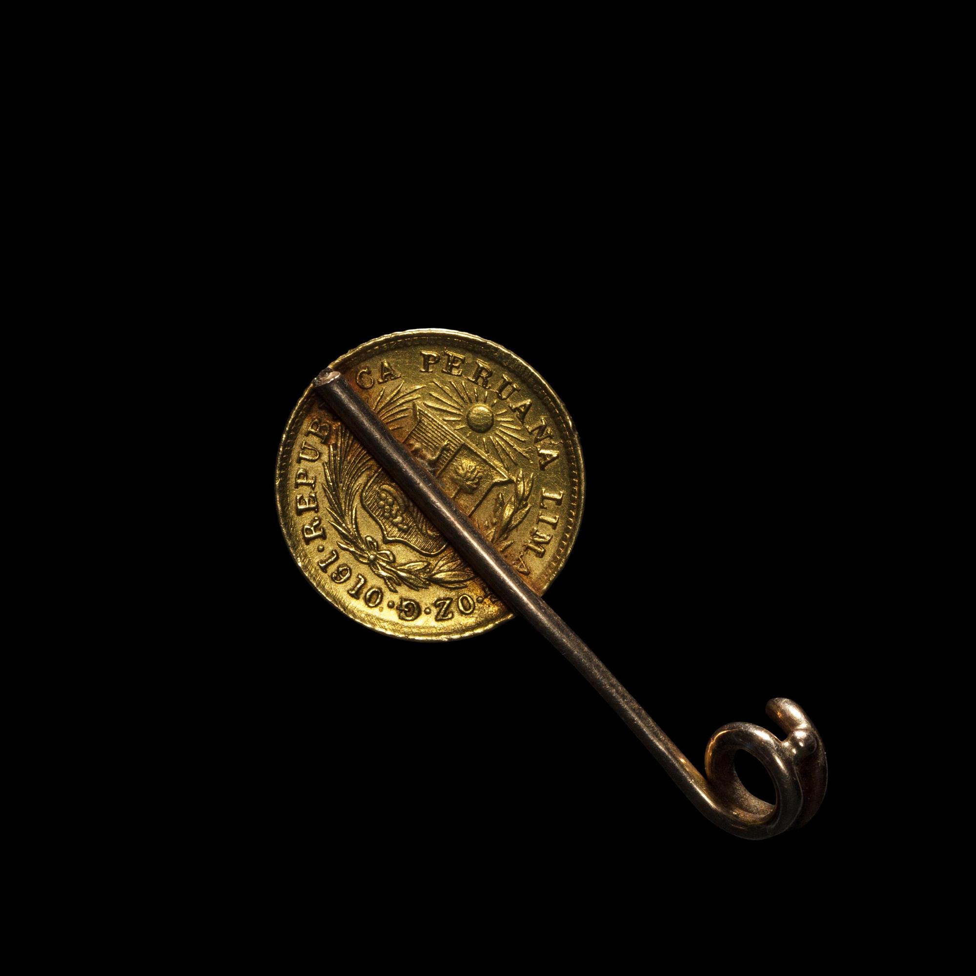 [PERU] A 1910 1/5 Libra Gold Coin