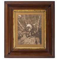 Roland W. Reed Signed Photograph of Ojibwe Indian, "Ringing Bells"