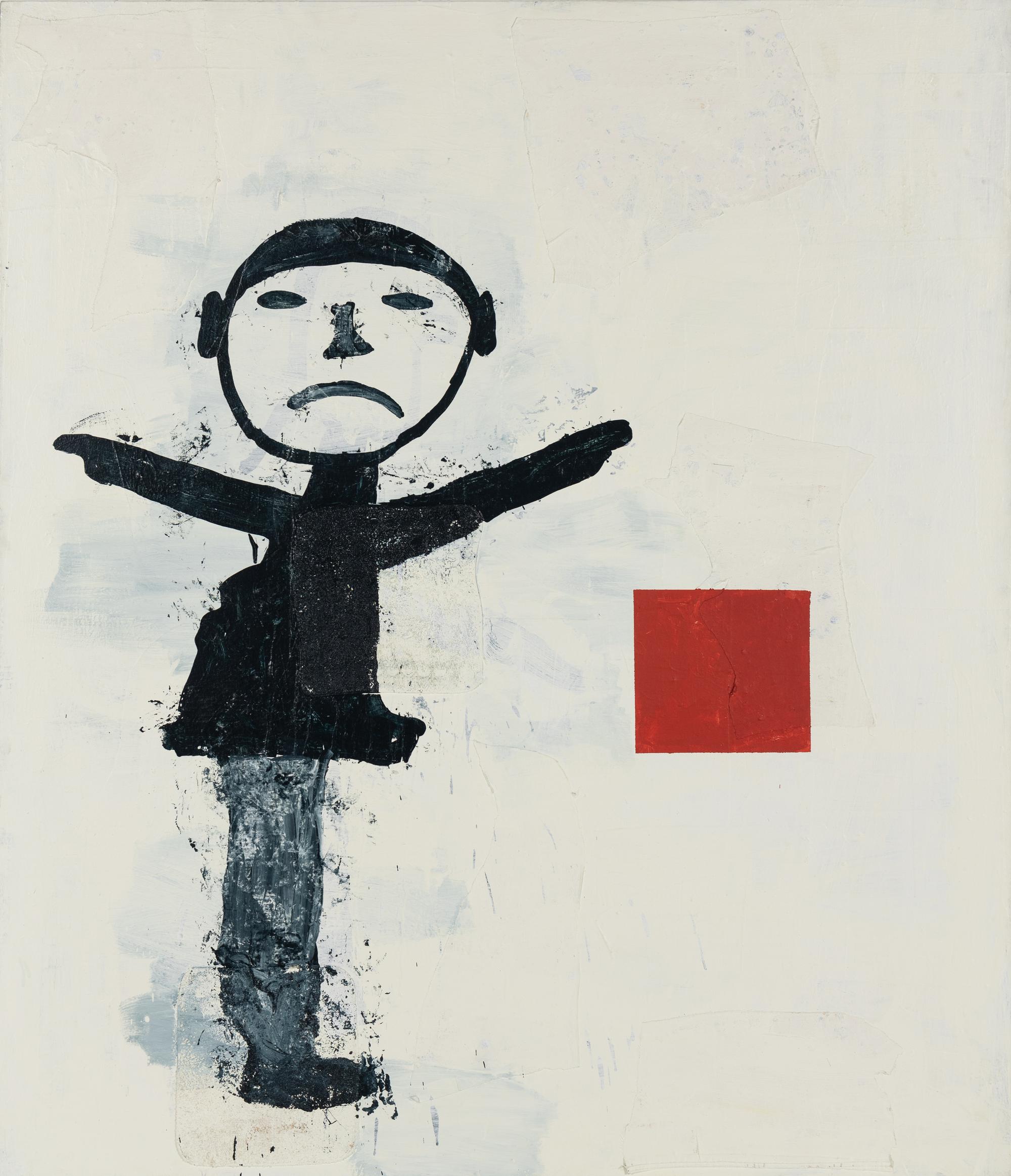 Untitled (Abstract Painting with Figure) , 1986