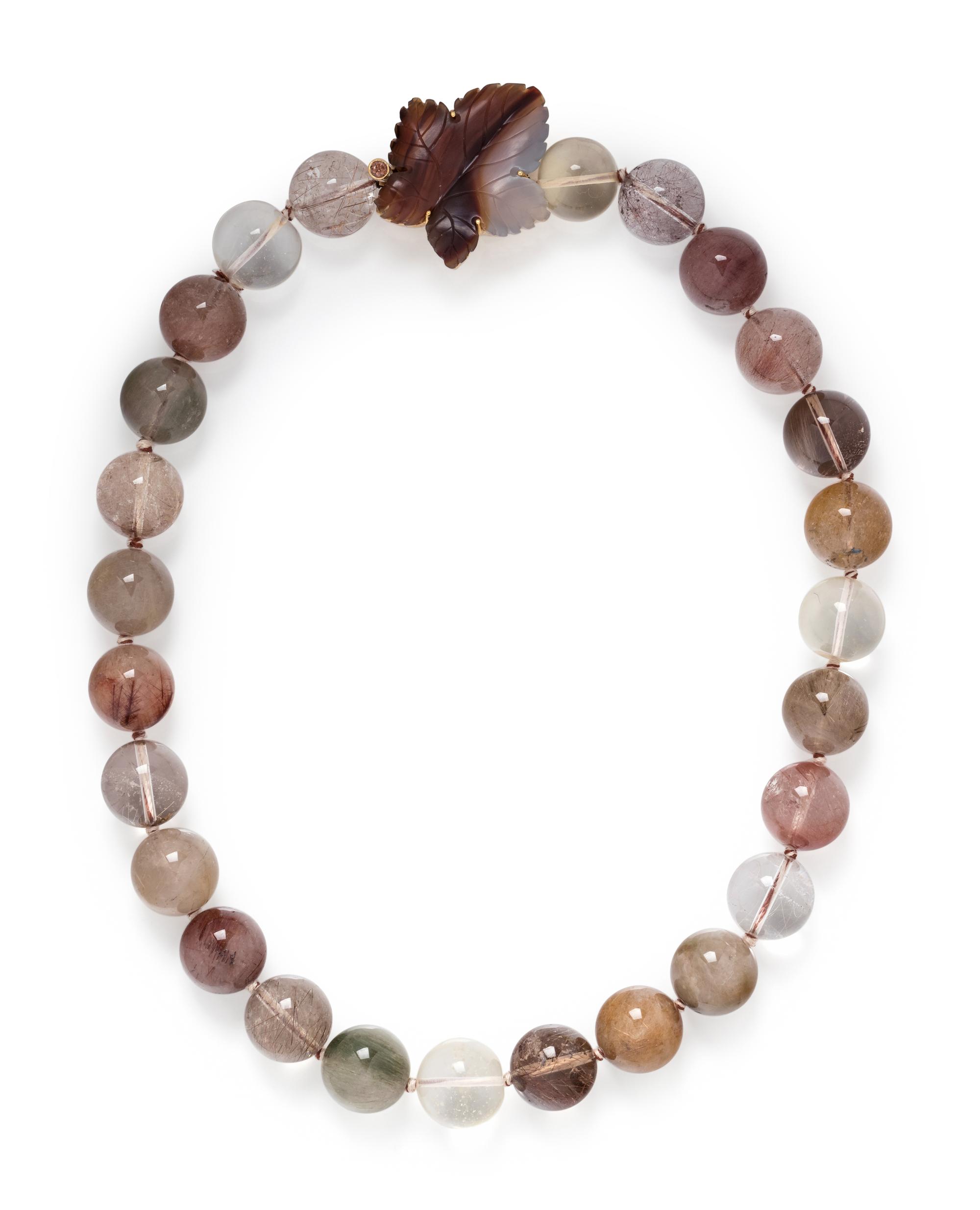 DOROTA, QUARTZ BEAD NECKLACE