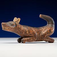 Tlingit Wolf Carving