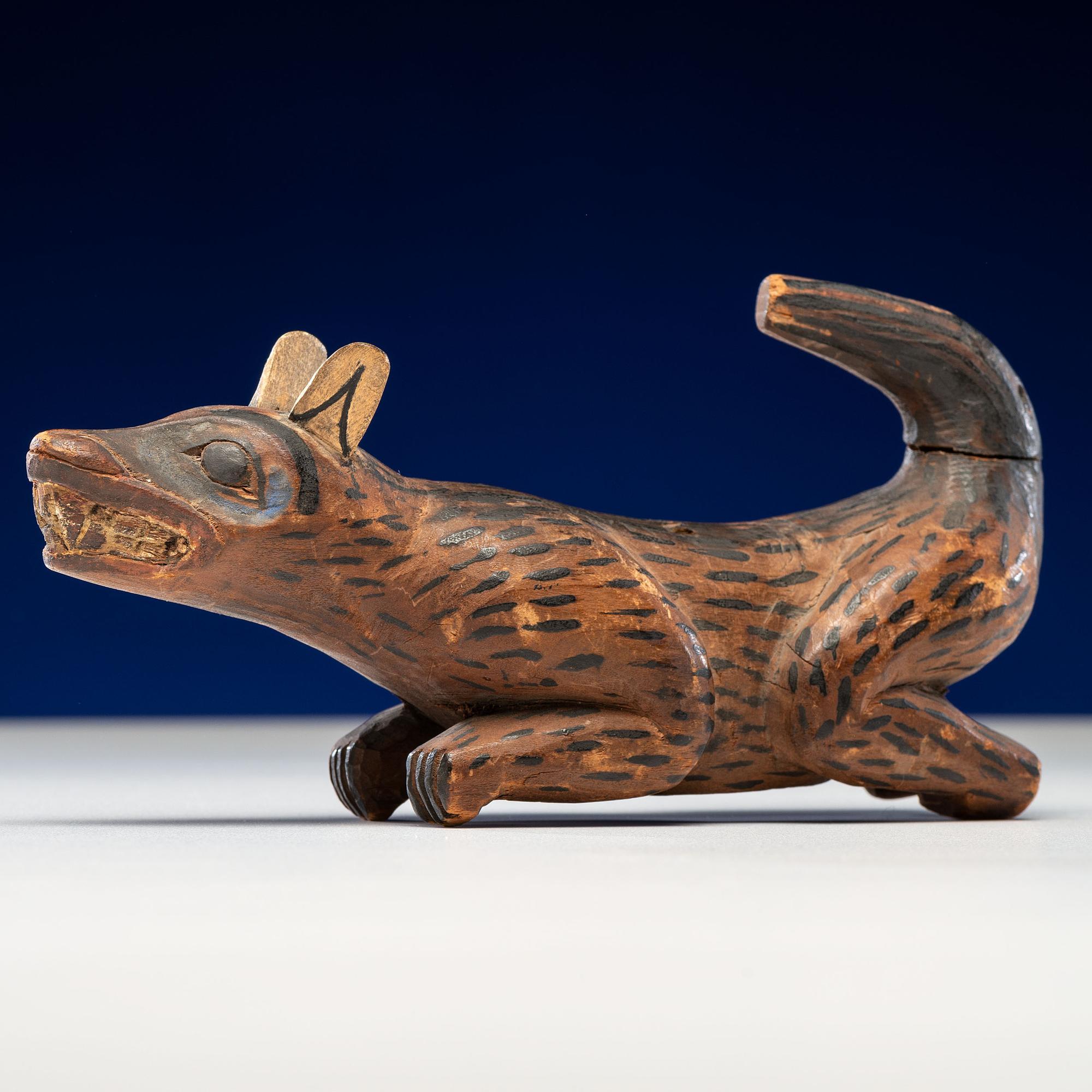 Tlingit Wolf Carving