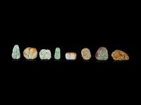 Twenty Chinese Jadeite Pendants