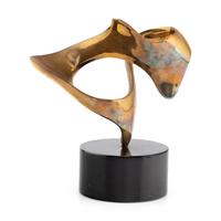 A Modernist Polished Bronze Sculpture, by Richard Erdman (b.1952)