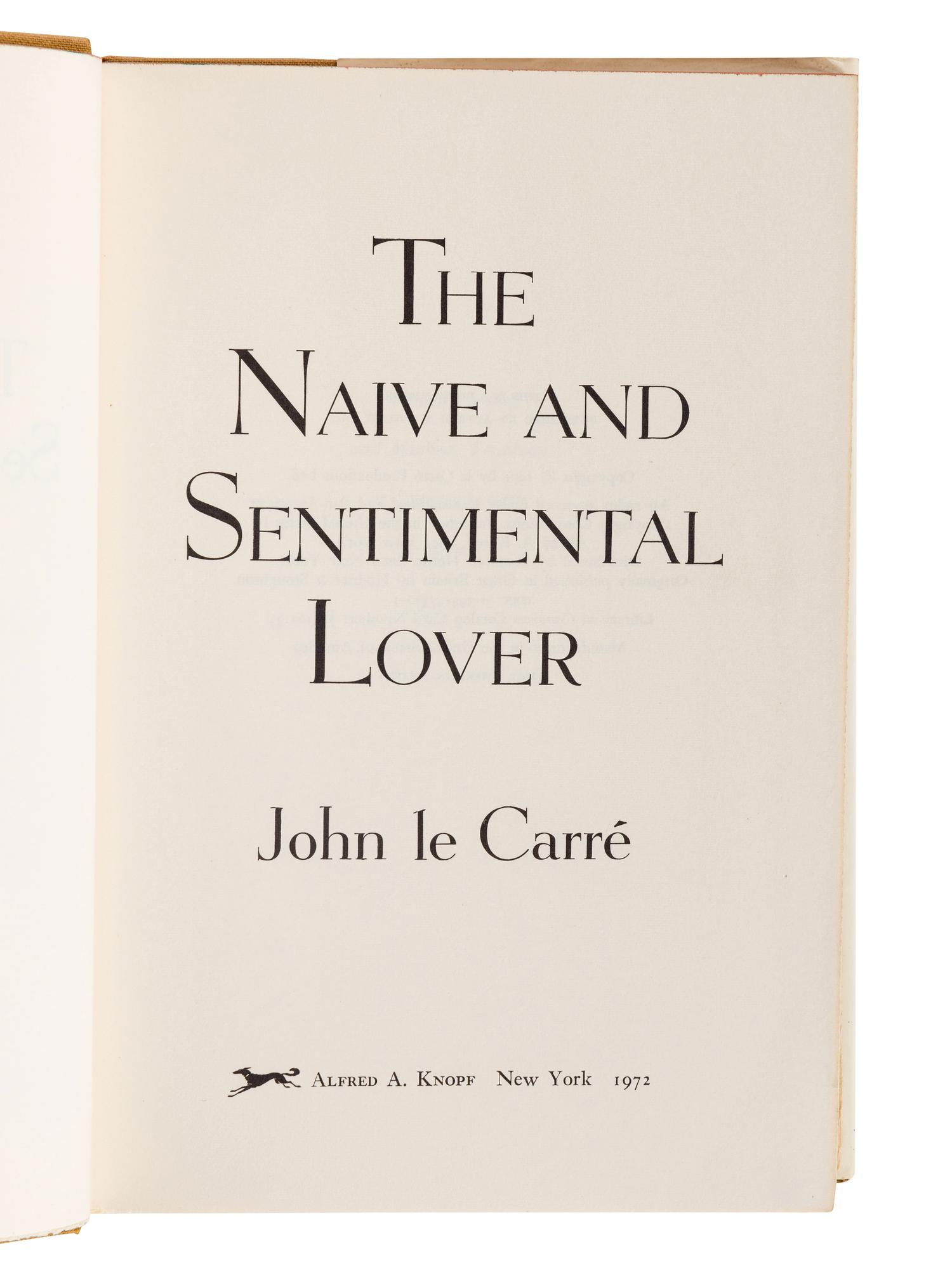 LE CARRÉ, John (1931-2020). A Small Town in Germany . London et al: William Heinemann Ltd., 1968.