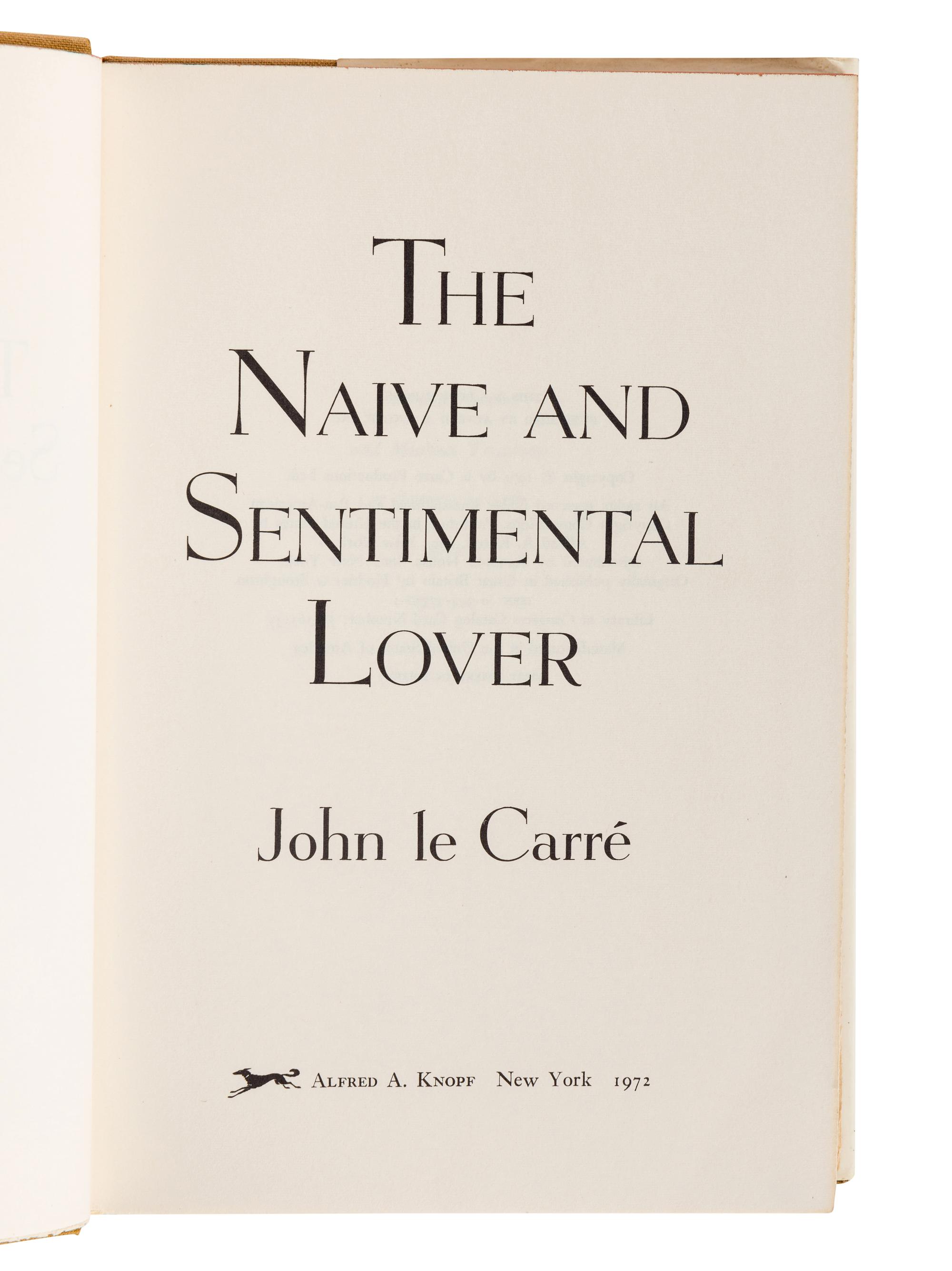 LE CARRÉ, John (1931-2020). A Small Town in Germany . London et al: William Heinemann Ltd., 1968.