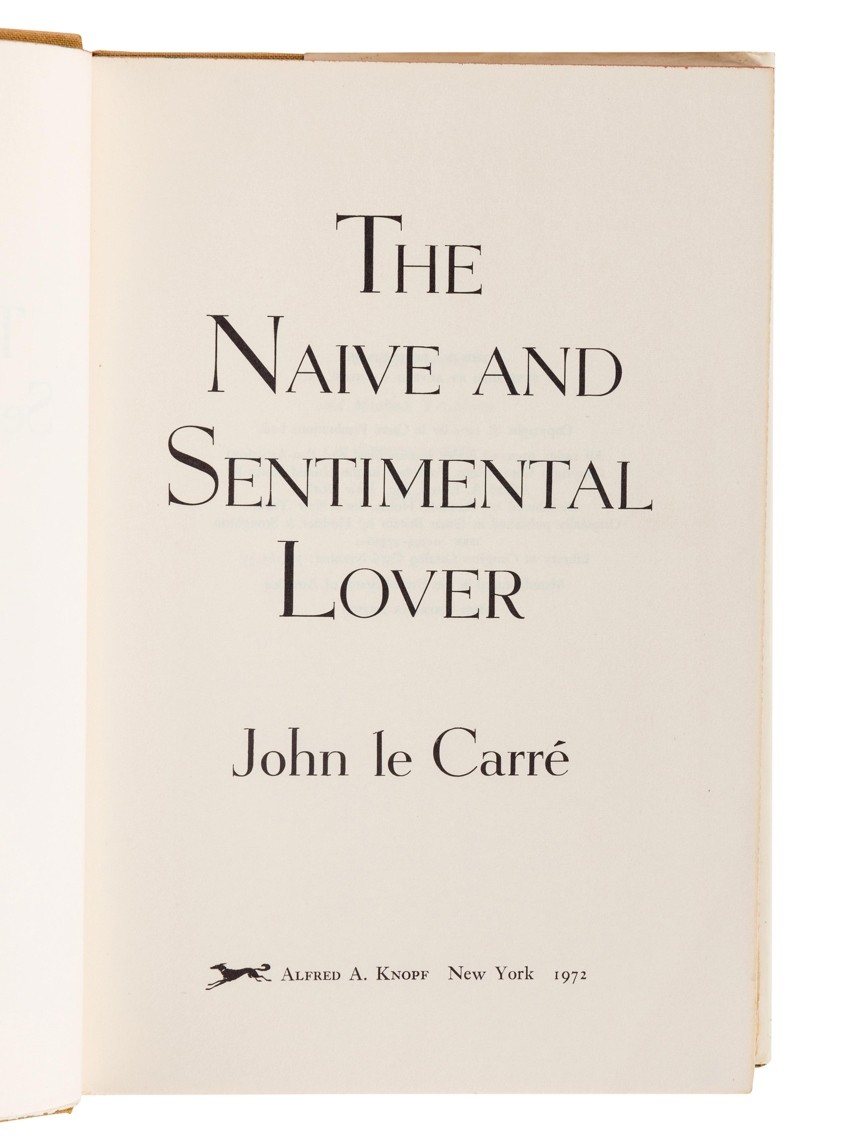 LE CARRÉ, John (1931-2020). A Small Town in Germany . London et al: William Heinemann Ltd., 1968.