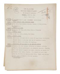 [CHICAGO HISTORY - BROADCASTING]. A group of 33 scripts for radio-programs, produced and broadcast in Chicago, 1945-1954.