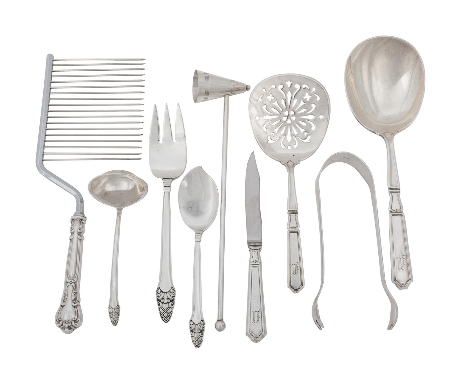 A Gorham Silver Flatware Service