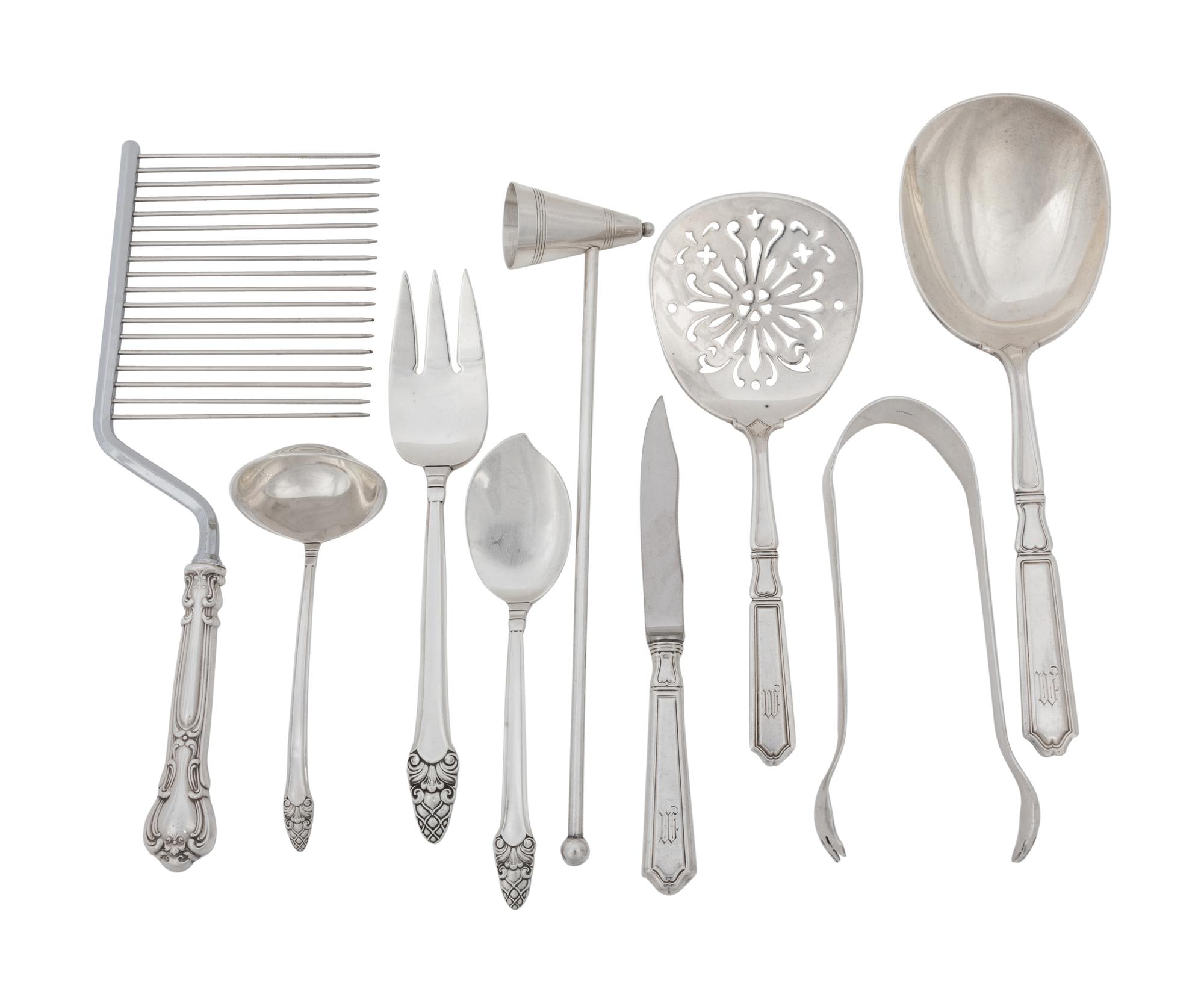 A Gorham Silver Flatware Service