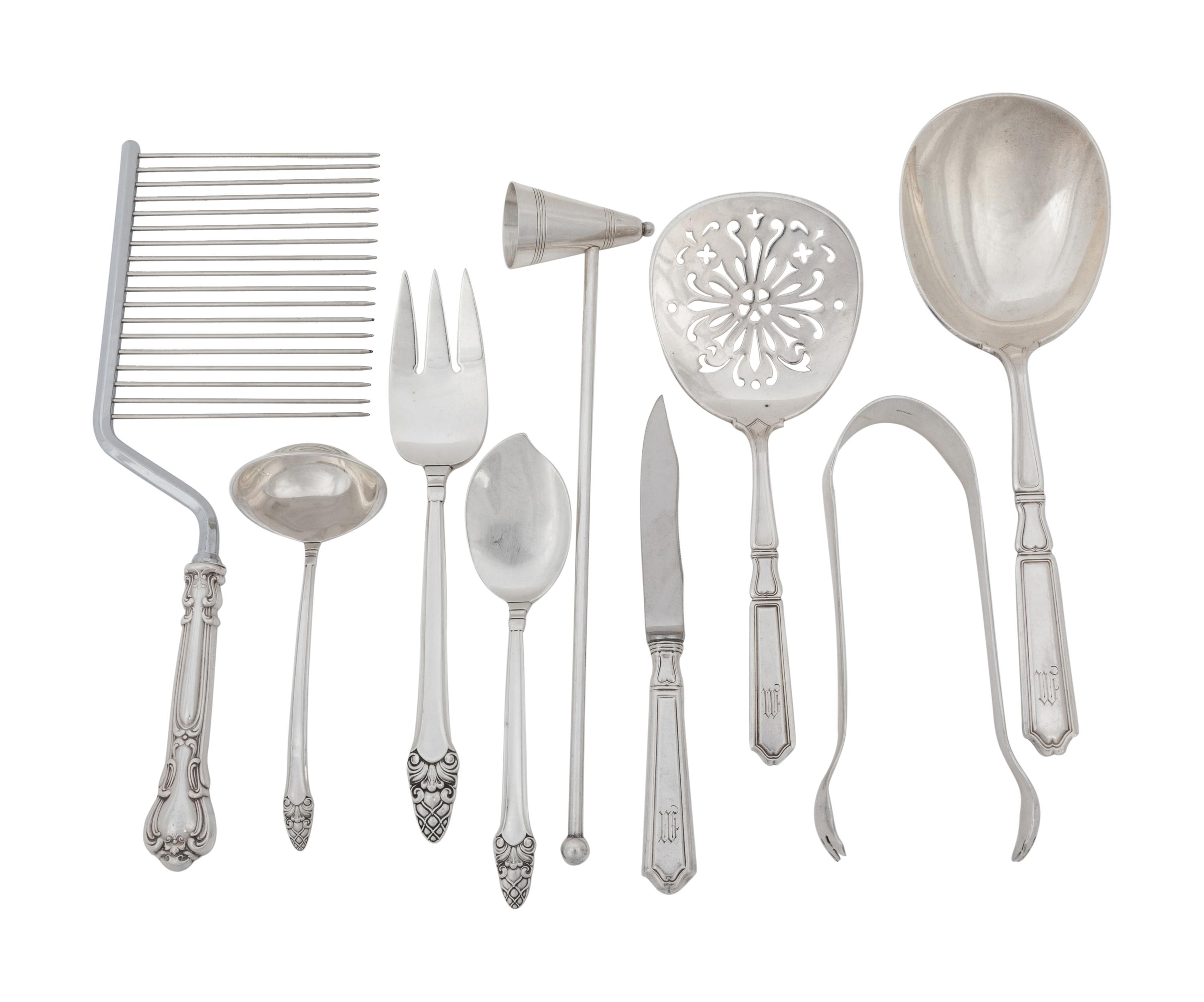 A Gorham Silver Flatware Service