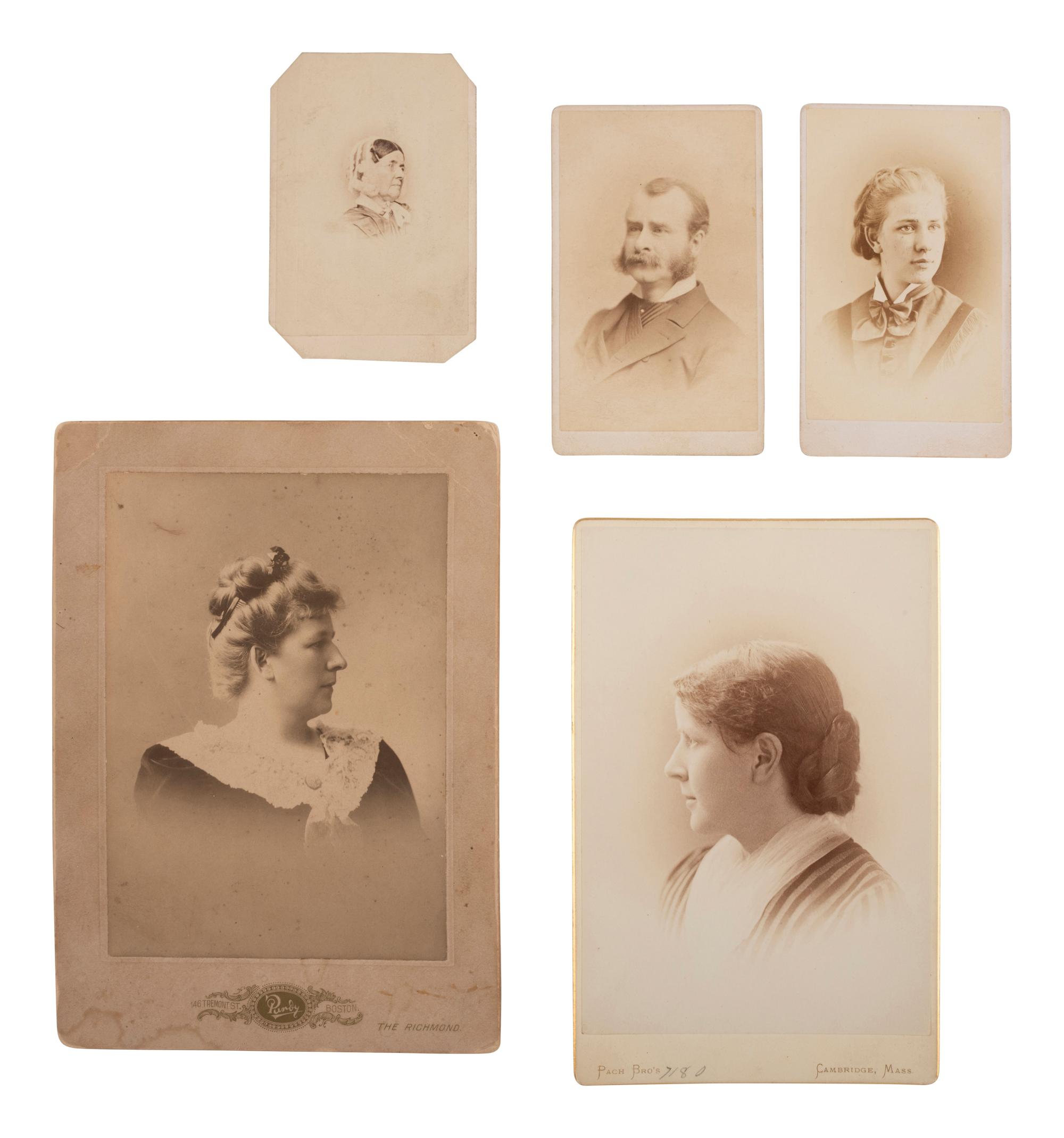 [EARLY PHOTOGRAPHY]. John Adams Whipple (1822-1891) family correspondence, photos, and ephemera.