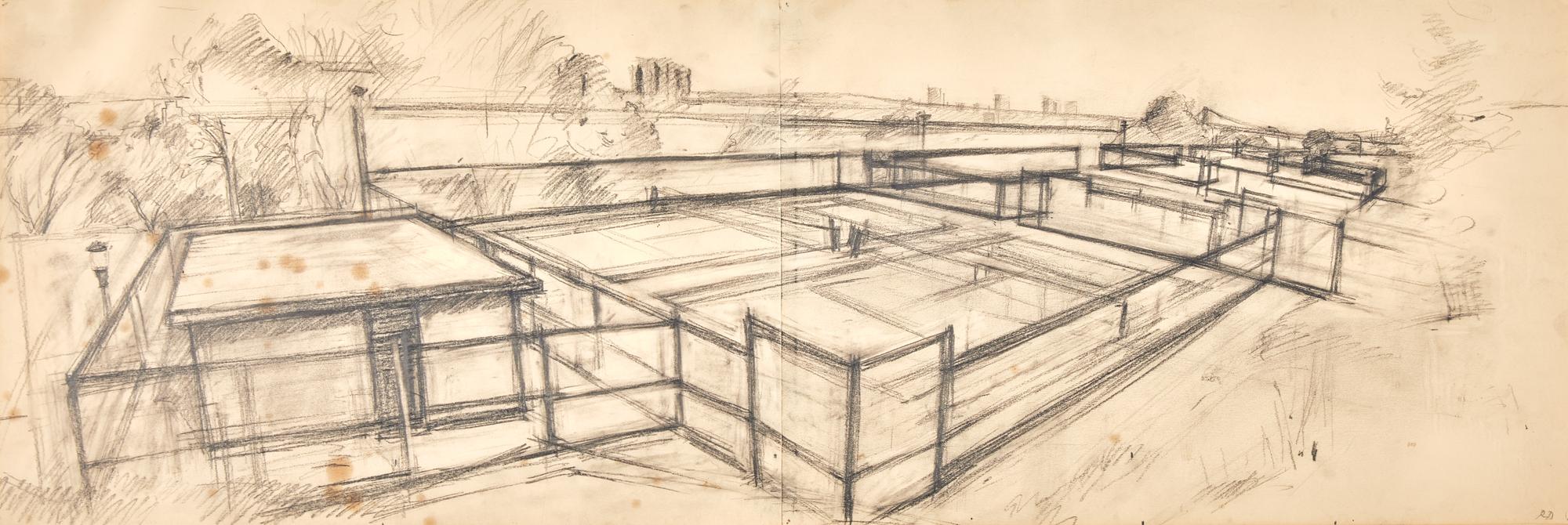 The Tennis Courts in Riverside Park at 119th St ., 1977