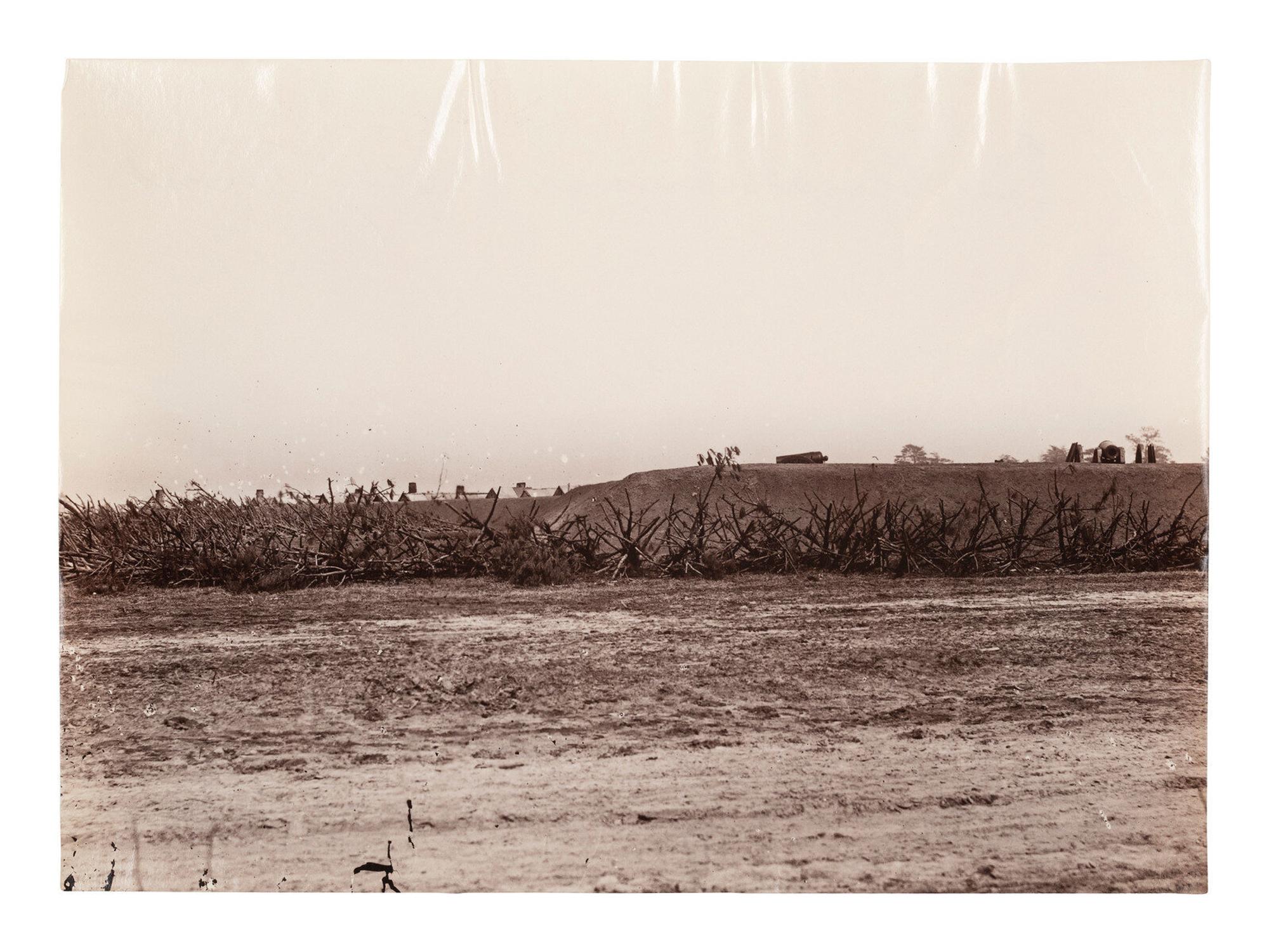 [CIVIL WAR]. Three albumen prints by an unknown photographer.