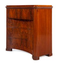 A Northern European Mahogany Commode