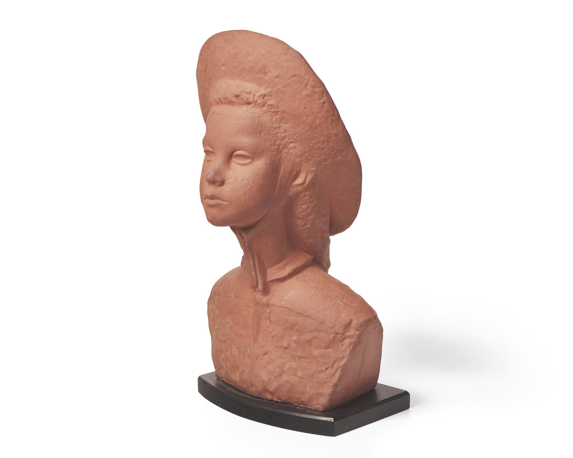 A Wedgwood Terra Cotta Jasperware Portrait Bust