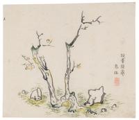 A Pair of Chinese Woodblock Prints