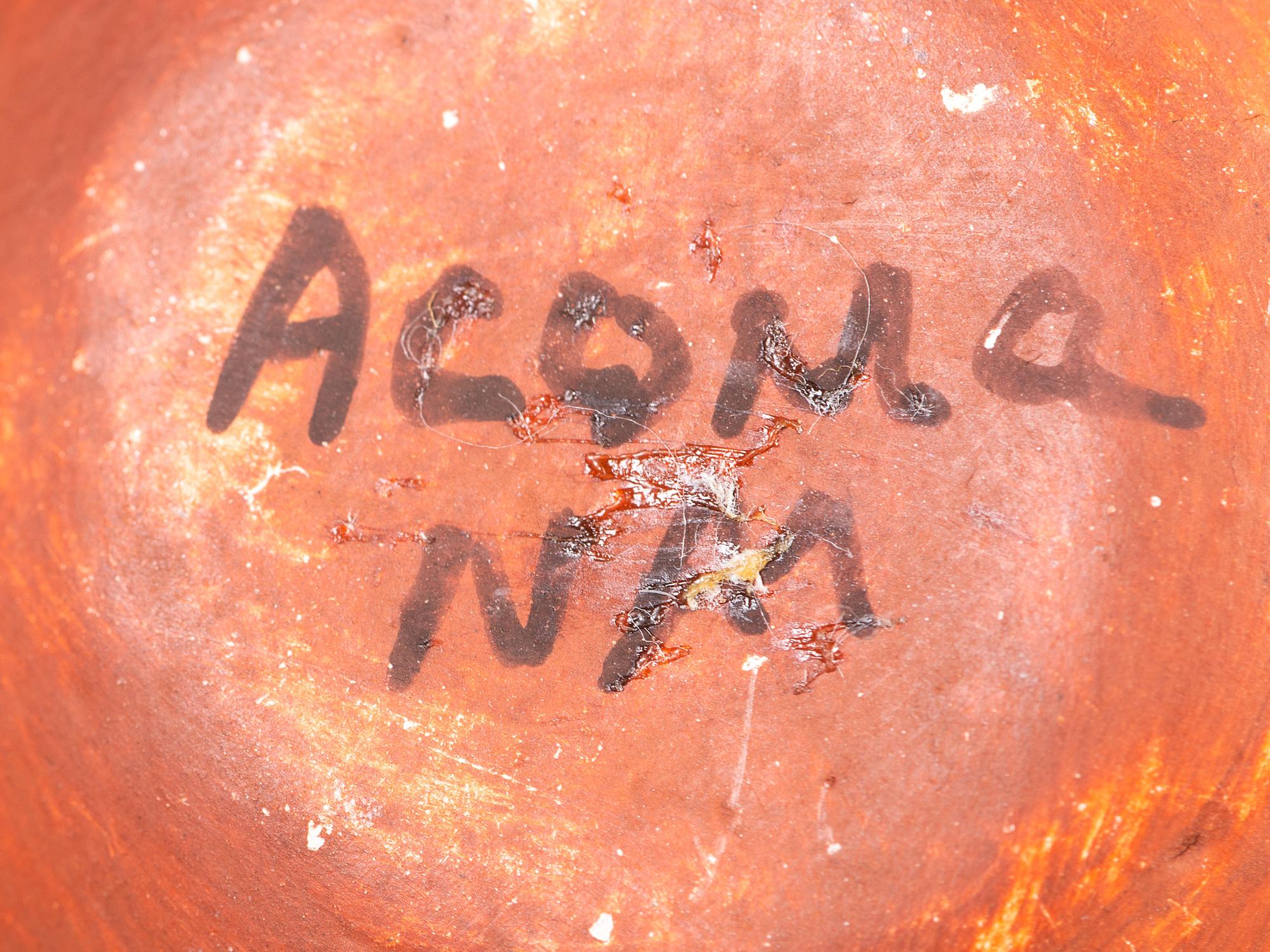 Acoma Seed Jar and Miniature Pottery