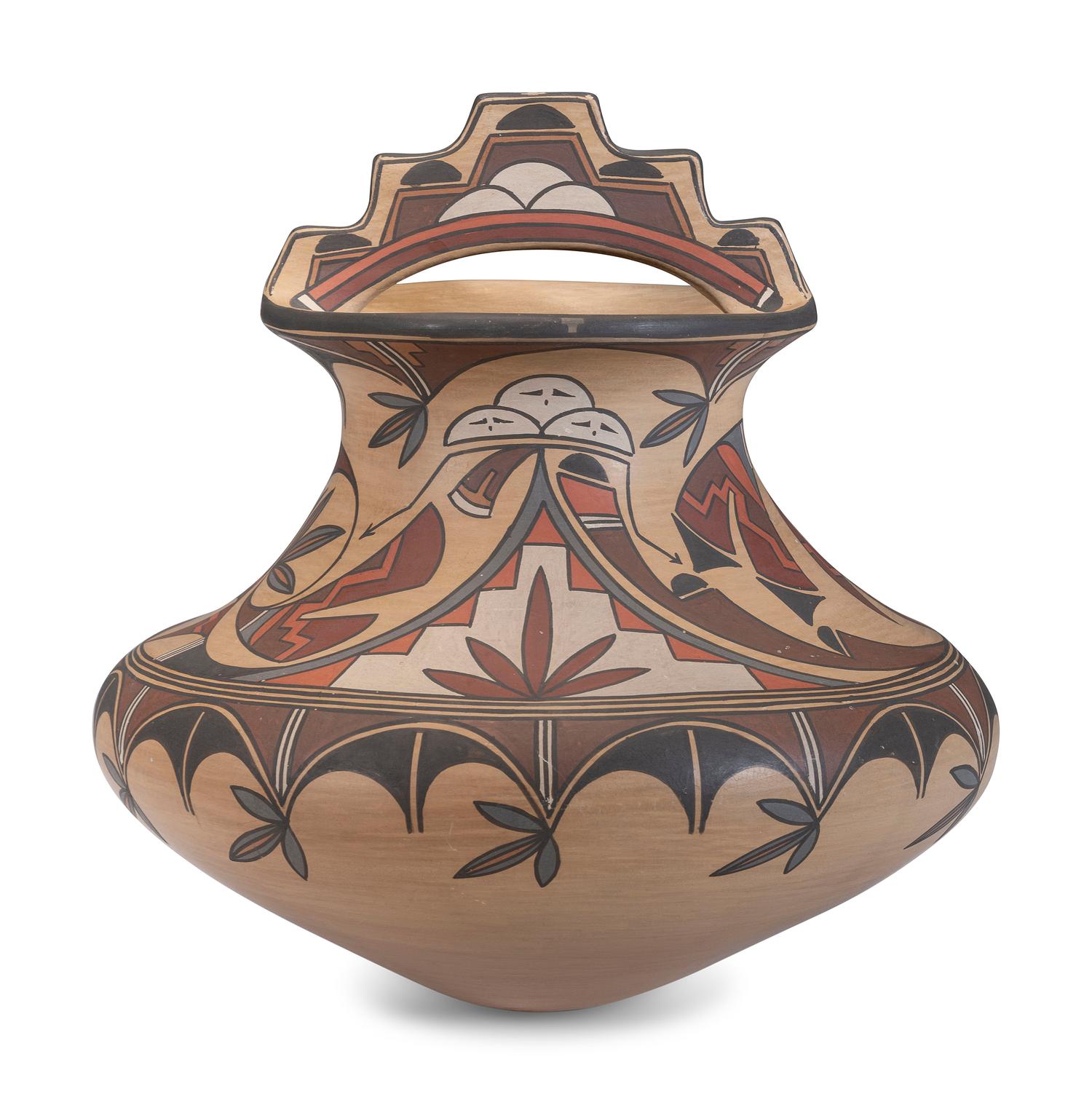 Polychrome Pottery Jar