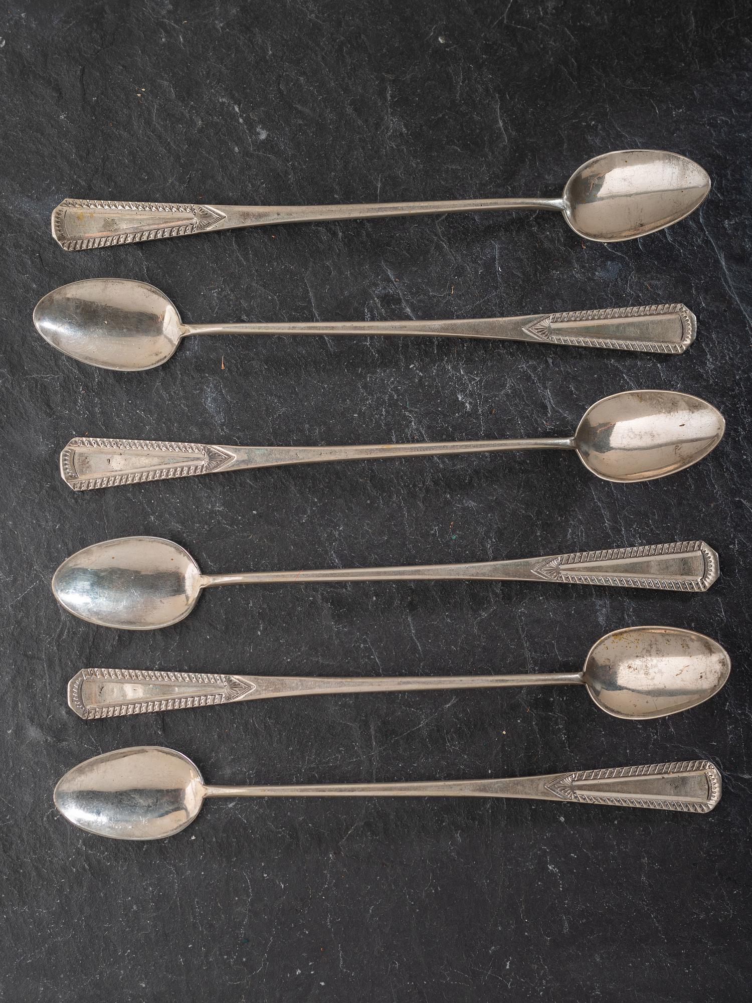 Navajo Stamped Ice Tea Spoons
