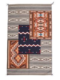 Navajo Rug-within-Rug Weaving