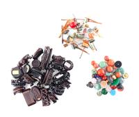 A Collection of Chinese Snuff Bottle Stoppers, Spoons and Stands