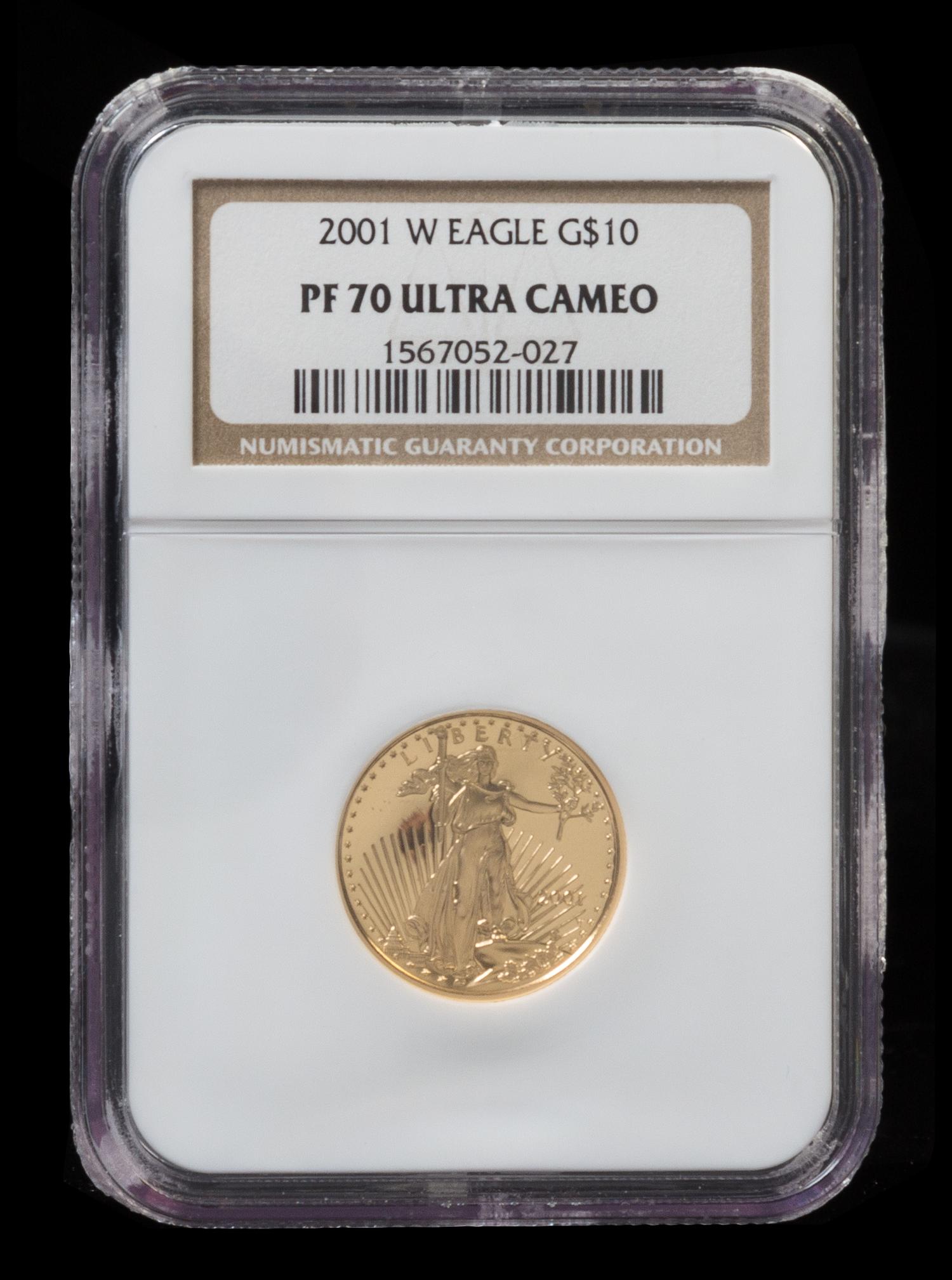 A United States 2001-W Eagle $10 Gold Proof