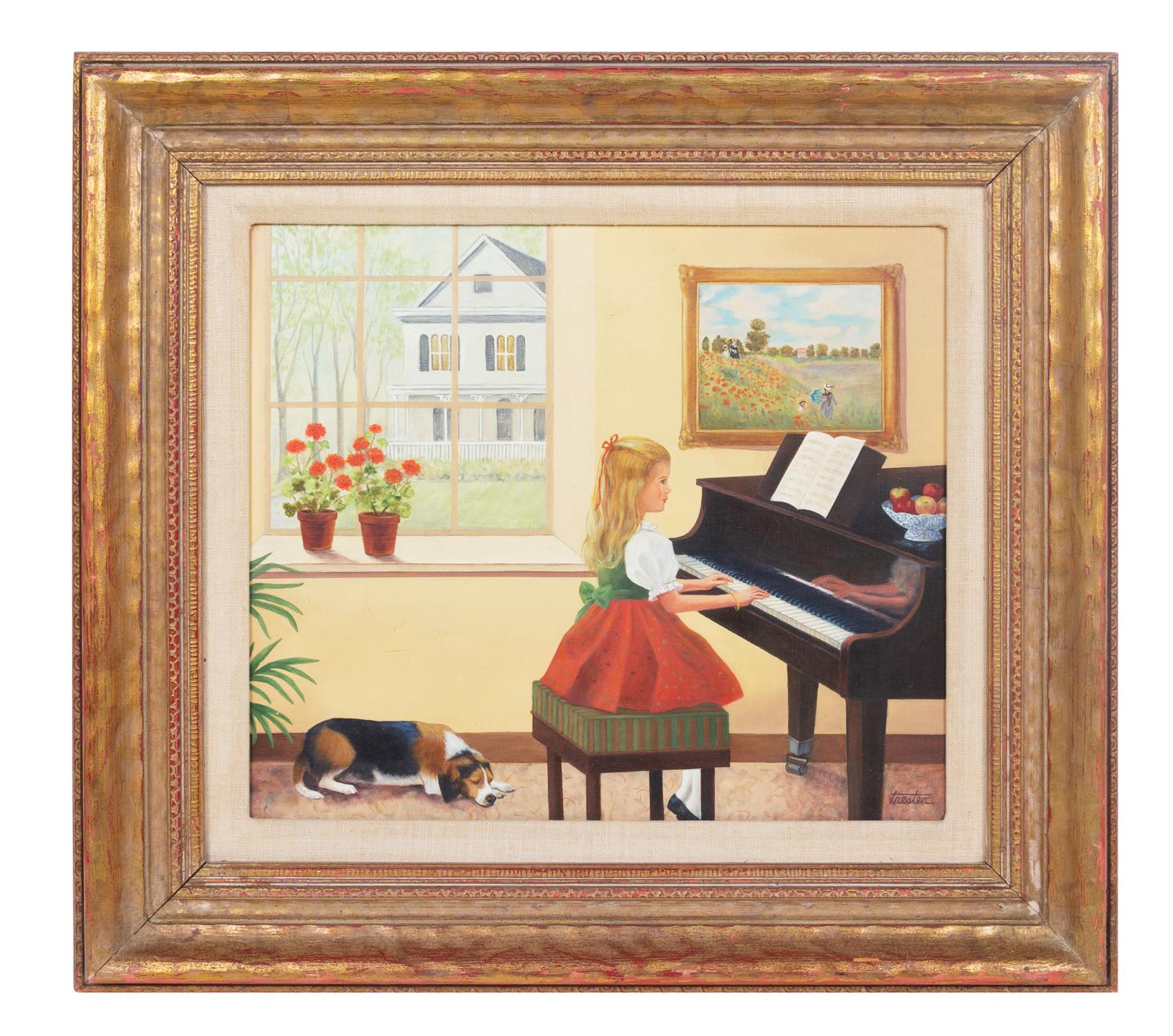 Lorraine Trester (20th century) Sweet Yesteryear oil on…