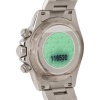 ROLEX, REF. 116520 STAINLESS STEEL 'COSMOGRAPH DAYTONA' CHRONOGRAPH WATCH, BOX & PAPERS