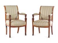 A Pair of Empire Style Fauteuil
