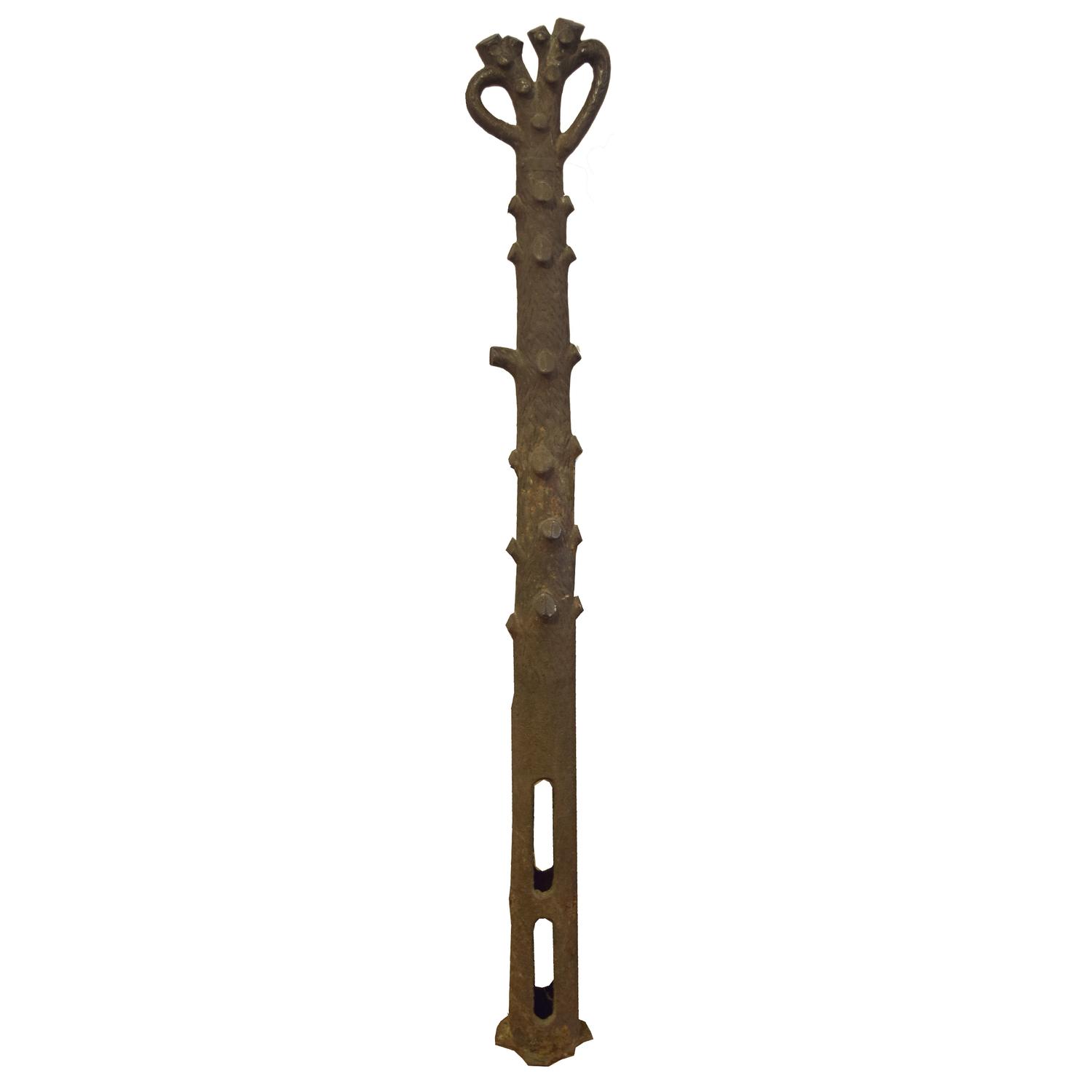 An Iron Horse Hitch 8.5" W x 6.5" D x 64.5" H — United States, 19th Century