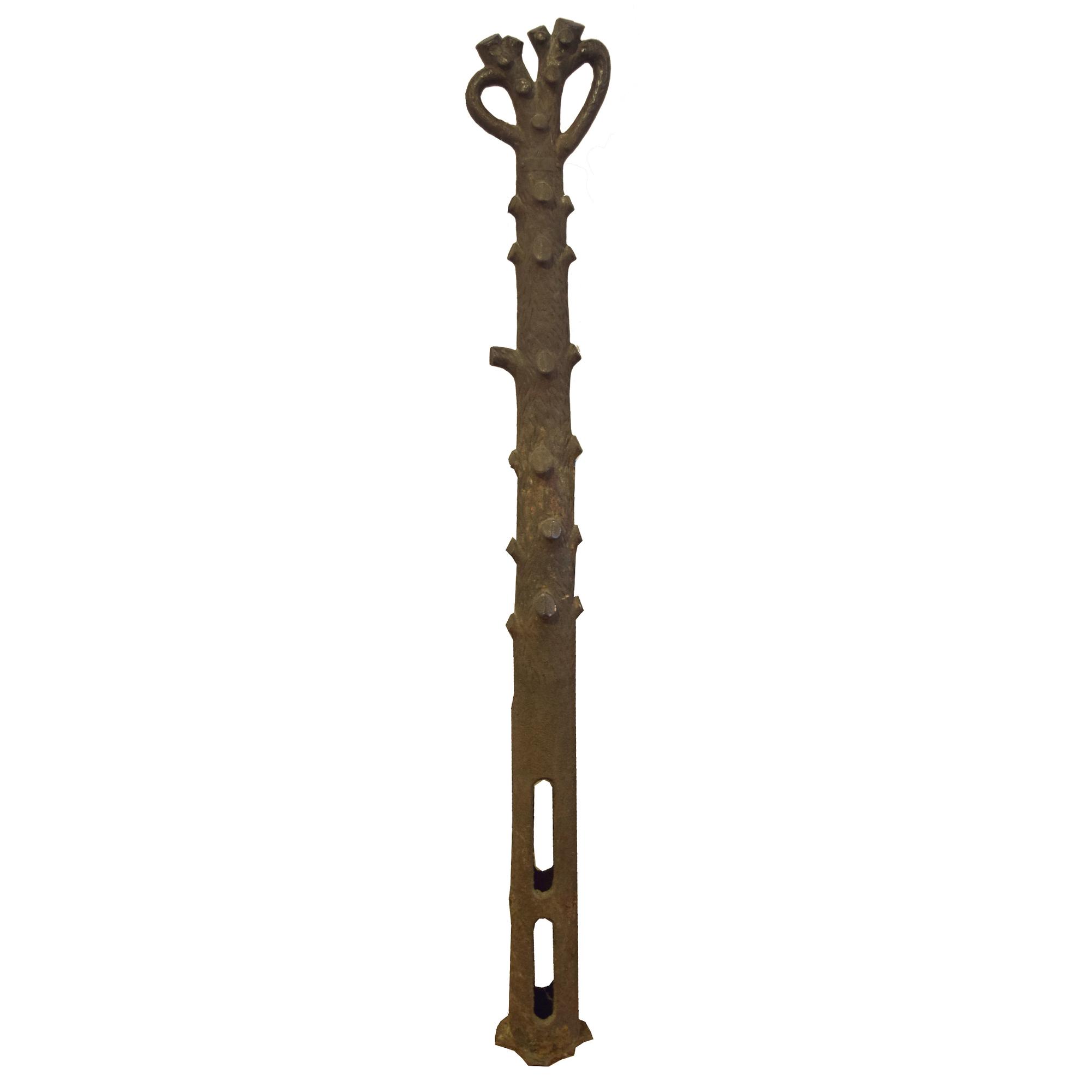 An Iron Horse Hitch 8.5" W x 6.5" D x 64.5" H — United States, 19th Century
