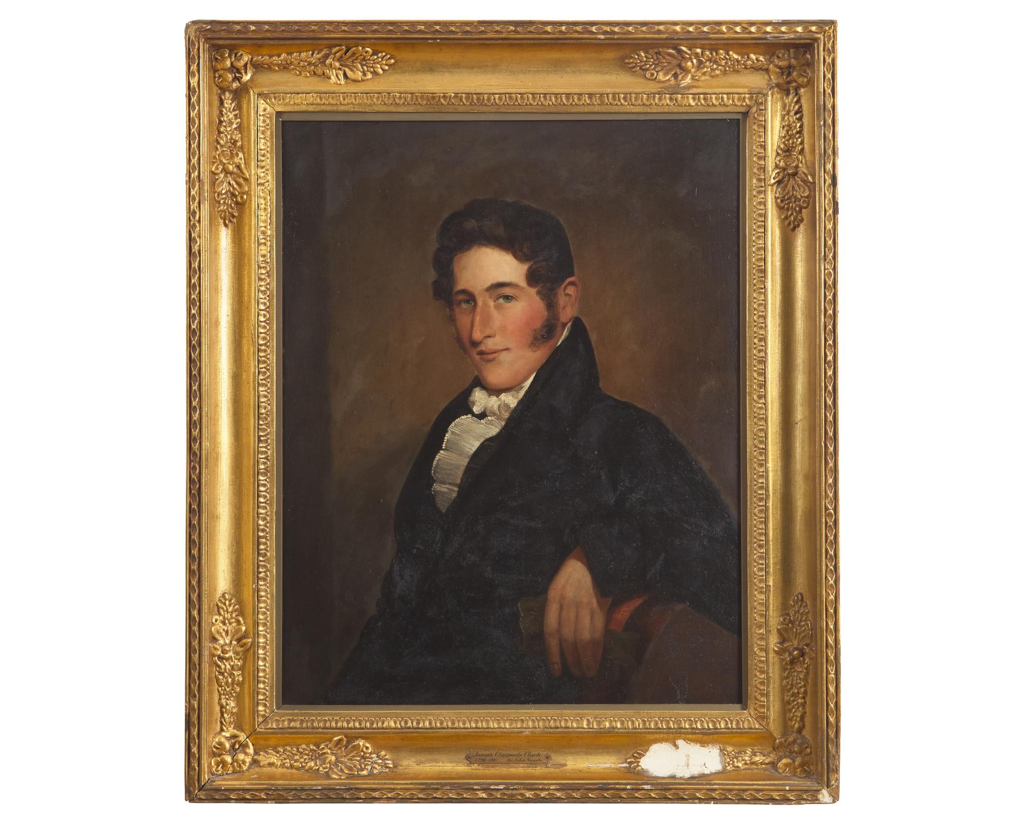 John Neagle (1796-1865), Portrait of Joseph Claypoole Clarke (1796-1881), Circa 1817